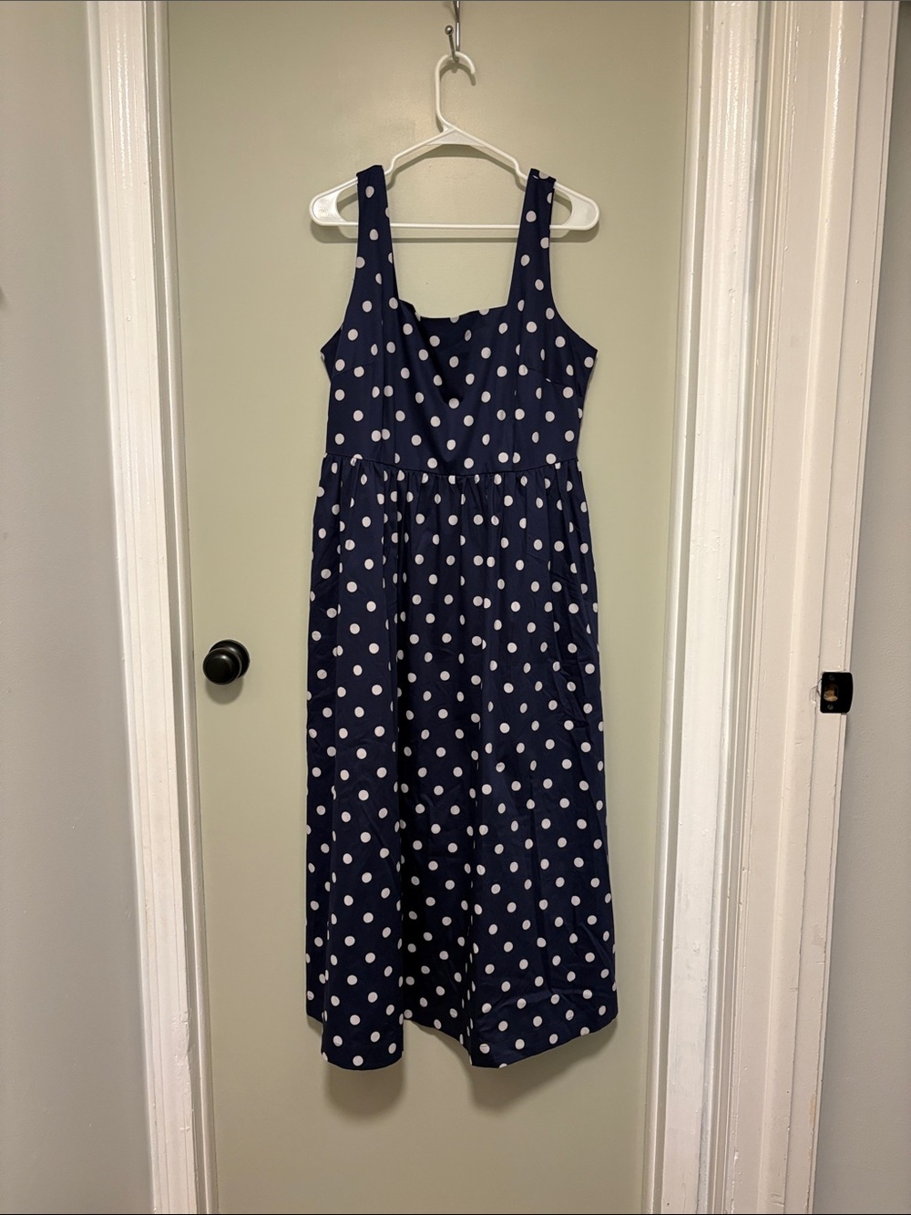 NWOT Boden cotton maxi sun dress with pockets. Size 14